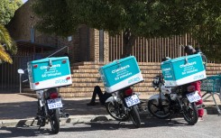 Checkers Sixty60 delivery motorbikes. Gallo Images/Jacques Stander