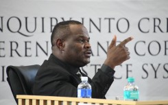 Sergeant Fannie Nkosi testifies at the Madlanga Commission. Gallo Images/Frennie Shivambu