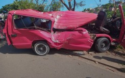 KZN taxi crash. KZN Transport/Facebook