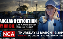 Gangland Extortion, Pay or Die is an Annika Larsen Special Report exploring the growing link between extortion rackets and a wave of deadly mass shootings