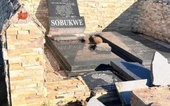 The Pan Africanist Congress of Azania (PAC) has opened a criminal case after gravesite of the founding President Robert Mangaliso Sobukwe was vandalised. Supplied