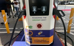 City Power has unveiled its first electric vehicle charging station at its Booysens head office. eNCA/Nabeelah Shaikh