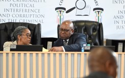 Sesi Baloyi and Mbuyiseli Madlanga at Madlanga Commission Of InquiryGalloImages/Frennie Shivambu