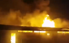  A fire has broken out at Riverlea Secondary School