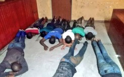 Thirteen alleged zama zama’s were arrested in Johannesburg on Tuesday. Photo supplied