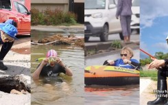 If South African politics had a “most likely to go viral” category then Hellen Zille would be leading the mile- or sailing through it- literally.  Screenshot from Helen Zille TikTok
