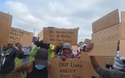 Mohlakeng residents protesting against crime. eNCA/Hloni Mtimkulu