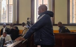 Brown Mogotsi in court. eNCA/Pule Letshwiti-Jones