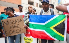 Anti-illegal immigration march. Lubabalo Lesolle/Gallo Images
