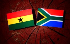 Ghana South Africa flag
