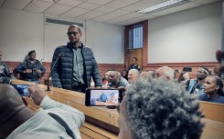Fadiel Adams in court. eNCA/Dasen Thathiah