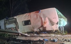 Eight people have been killed in a horrific bus crash in Limpopo. Supplied