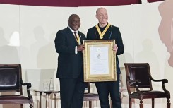 President Cyril Ramaphosa and Wouter Kellerman. Wouter Kellerman/Instagram