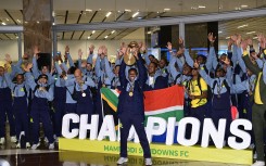 Mamelodi Sundowns are back home after clinching the CAF Champions League title.  Sydney Seshibedi/Gallo Images