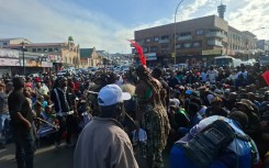 Several shops shut down on Friday, while those who defied orders were threatened for staying open. eNCA/Ronald Masinda