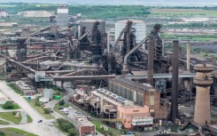 The British Steel plant in Scunthorpe. AFP/Toby Shepheard