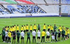  Members of the South Africa national football team gather together during a training session at Estadio Hidalgo on June 3, 2026 in Pachuca, Mexico. (Photo by Oscar Fuentes/Jam Media/Getty Images)