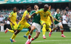 Bafana Bafana clash against Mexico. Getty Images