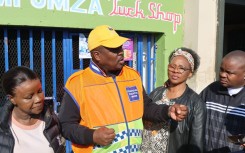 Ekurhuleni mayor Nkosindiphile Xhakaza and members of the mayoral committee. X/City of Ekurhuleni