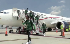 Bafana Bafana arrive in Mexico