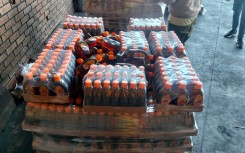 ops seize counterfeit and illicit goods worth R500 000. Supplied by SAPS