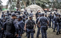 Police have arrested hundreds of people during anti-immigration protests. AFP
