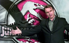 Actor Sam Neill poses during a press conference for the film Jurassic Park III. AFP/Toru Yamanaka