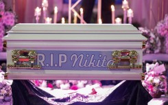 The casket of "Baby Nikita," a rape and murder victim. Sharon Seretlo/Gallo Images