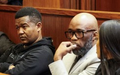 Vusumuzi "Cat Matlala and his co-accused.  Lubabalo Lesolle/Gallo Images
