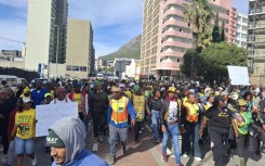 Khayelitsha residents take service delivery grievances to Parliament. Nobesuthu Hejana/eNCA