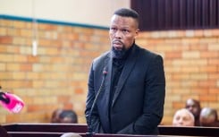 Former SAPS Special Task Force member, Matipandile Sotheni, appears at Brakpan magistrate's court. Gallo Images/OJ Koloti