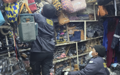 Authorities seize counterfeit and illicit goods. X/SAPoliceService