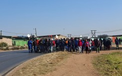 Anti-illegal migration protest in Germiston. Bafedile Moerane/eNCA