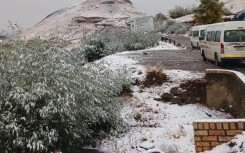  Qacha's Nek Port of Entry temporarily closed amid heavy snowfall. Photo by BMA