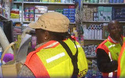 Authorities cracking down on fake goods in Johannesburg.
