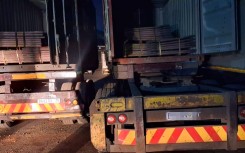 Two men arrested for possession of stolen copper sheets. Supplied