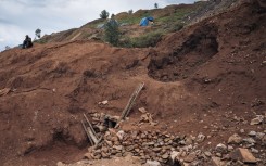 Mine collapse. ALEXIS HUGUET / AFP