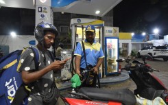 Petrol station in India