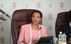 Public Protector Advocate Kholeka Gcaleka briefs the media on the ongoing systemic investigation into alleged maladministration at the National Student Financial Aid Scheme. Gallo Images/Frennie Shivambu