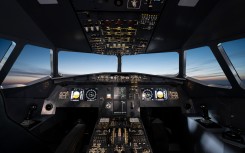 Internal control part of the aircraft cockpit. GettyImages/zhihao