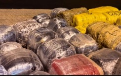 During the search, Police discovered 49 bags containing suspected dagga, with a combined weight of approximately 630 kg and an estimated street value of millions of rand. Photo: X via SAPS