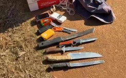 Badirile Secondary School raid. Nabeelah Shaikh/eNCA