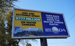 DA water tanker billboard