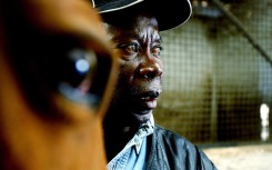 Enos Mafokate, the first black showjumper in South Africa, with one of his horses. Simphiwe Mbokazi/Gallo Images