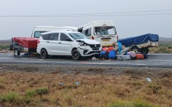The accident scene on the N1. eNCA