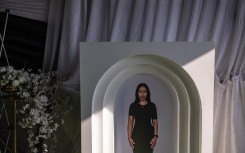 A memorial portrait of Elizabeth “Tsontso” Mokolo Moselakgomo. AFP/Emmanuel Croset