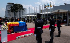 ENTEBBE, UGANDA - SEPTEMBER 4: The body of the Late King Oyo Nyimba Kabamba Iguru Rukidi IV arrives at Entebbe International Airport on September 4, 2026 in Entebbe, Uganda. President Yoweri Museveni has granted an official burial for Oyo Nyimba Kabamba Iguru Rukidi IV, a traditional Ugandan ruler of the Tooro kingdom, who recently died in the United States, aged 34. Known as King Oyo, he ascended the throne in 1995 at age three, following the death of his father. In 2025 he was named by Guinness World Reco