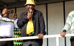 ANC President Cyril Ramaphosa was campaigning in Thembisa ahead of the local government elections. X/@MYANC