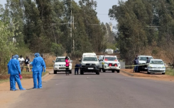 Police on the scene in Olifantsfontein. eNCA