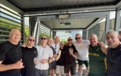 Bok coaches' new chiskop look